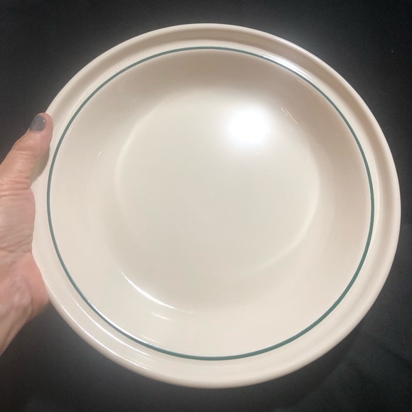 LONGABERGER WOVEN TRADITIONS CLASSIC GREEN 10” PIE PLATE - Picture 4 of 5
